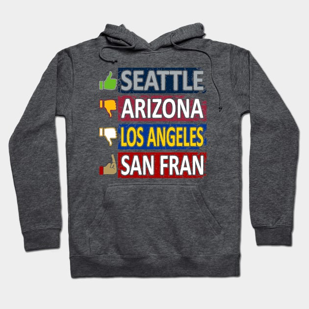 Seattle Pro Football - Funny Standings Hoodie by FFFM